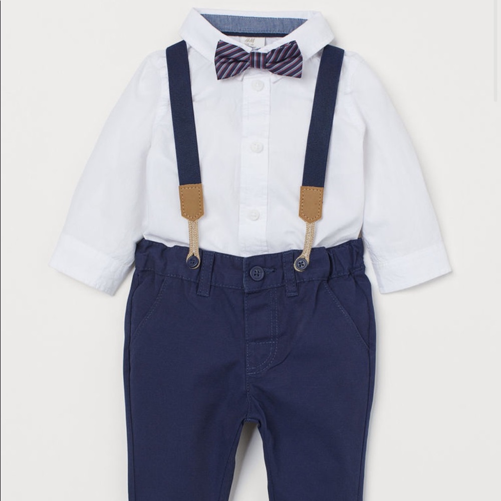 Baby shirt and chinos - brand new with tags in plastic not longer available
